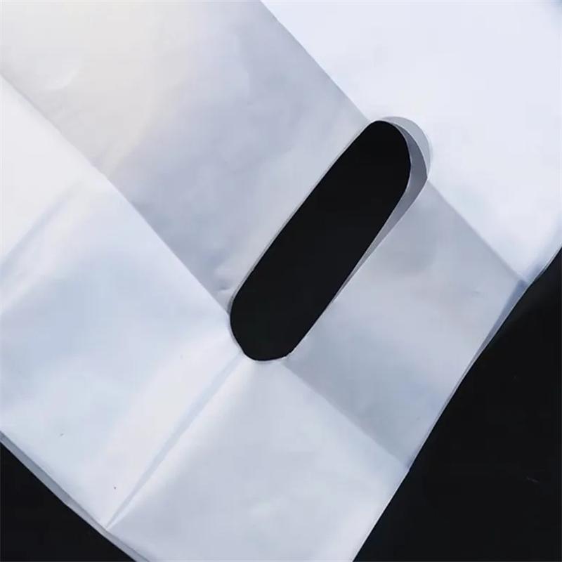 50 шт. Дизайнерский полиэтиленовый пакет с ручкой с дизайном для торта, кондитерских изделий, коробки для еды, полиэтиленового пакета