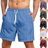 Мужские модные повседневные штаны для йоги с принтом и эластичным поясом, пляжные шорты