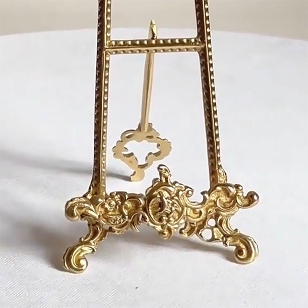 Antique Finish Photo Frame Display Rack Reusable Tray Rack Item Storage Rack Home Decoration