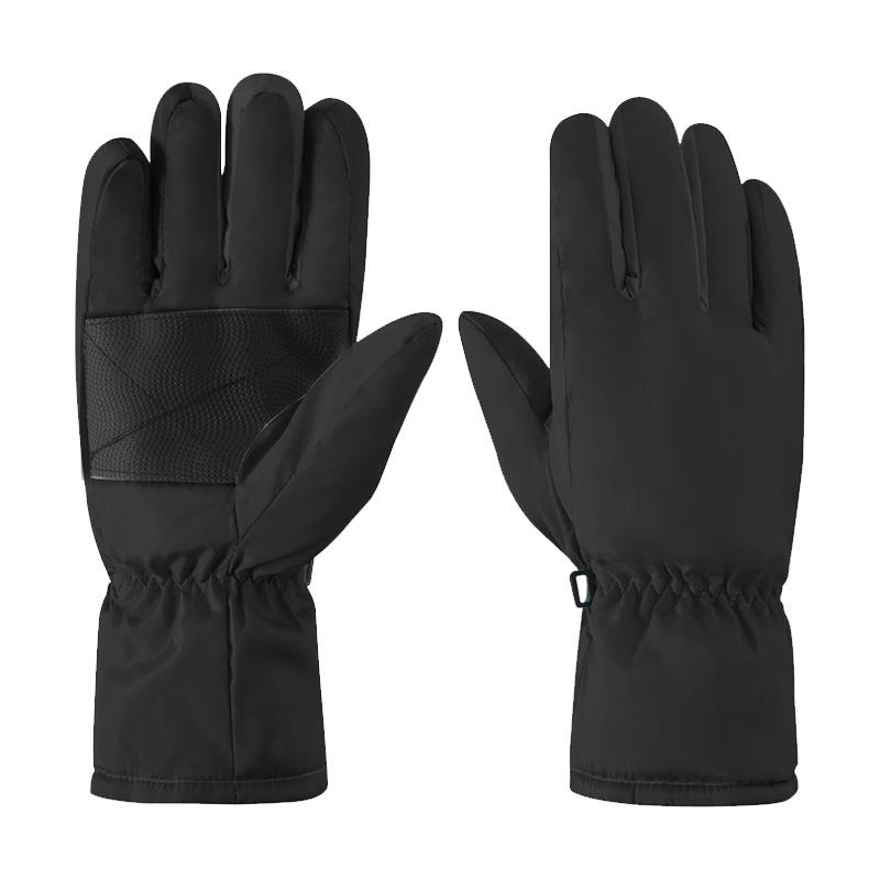 Электрические лыжные перчатки с бархатной подкладкой и подогревом — водонепроницаемые, ветрозащитные, нескользящие для мужчин и женщин
