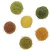 Felted Wool Pom Poms - Green/Yellow - 1 Cm - 60 Pcs