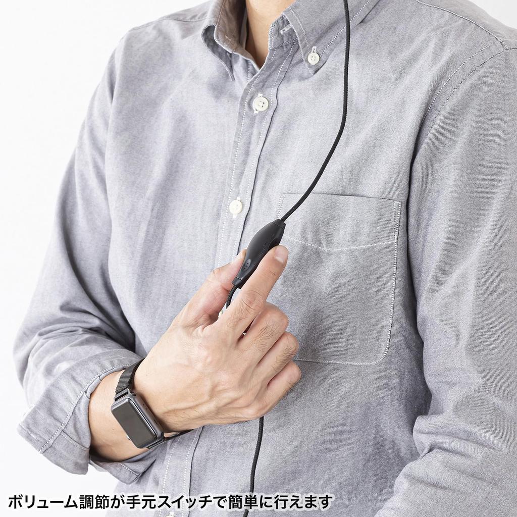 Sanwa Supply USB TypeC Гарнитура MM-HSTC03SV