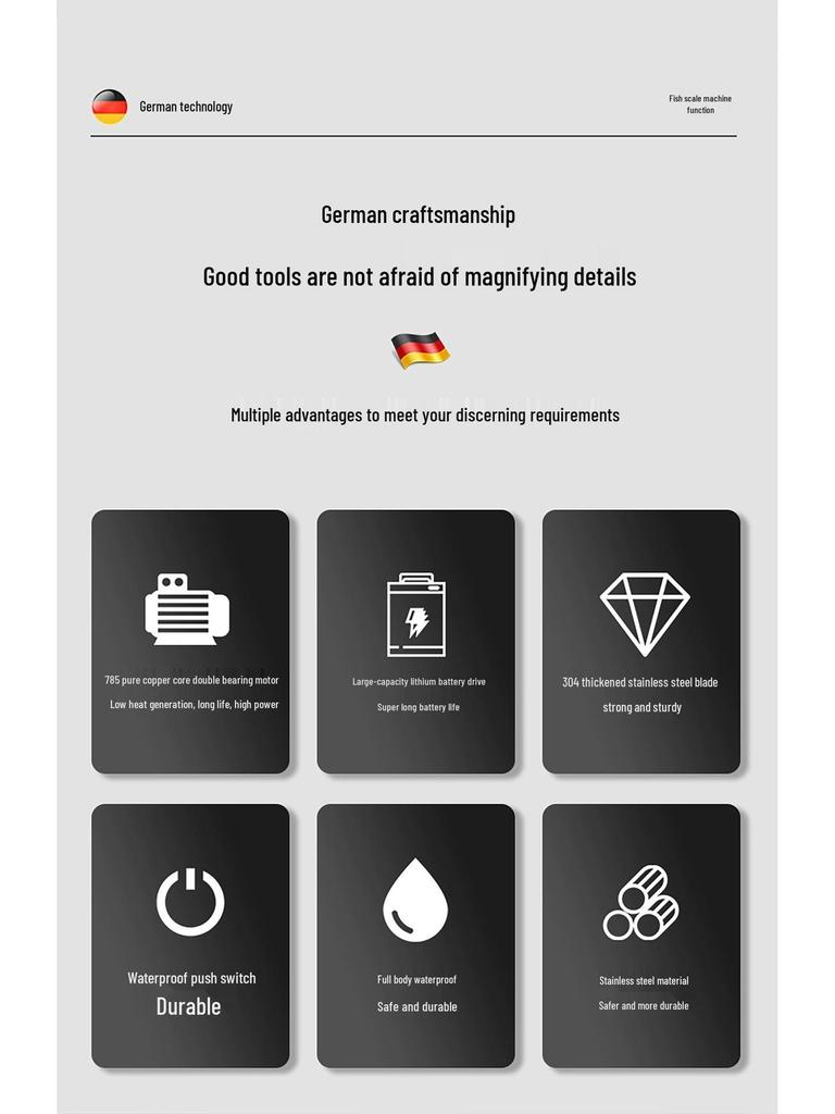 Автоматическая электрическая машина для чистки рыбы от чешуи и потрошения для коммерческого и бытового использования