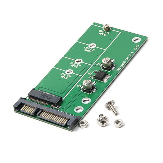 Адаптерная карта M.2 SSD к SATA Высокоскоростная передача Рассеивание тепла Простая установка Конвертер твердотельного накопителя