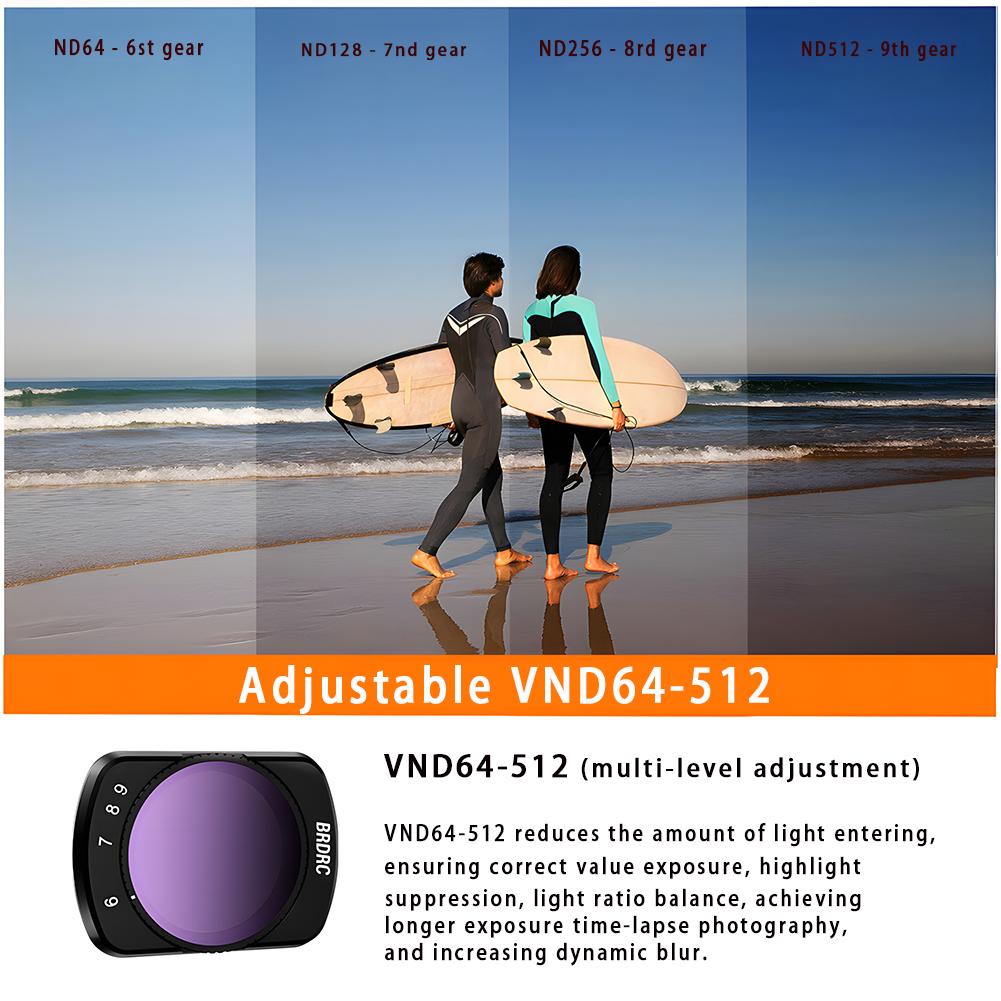 Фильтр для объектива DJI Osmo Pocket 3 - регулируемый CPL-поляризационный фильтр ND UV широкоугольный фильтр для подвеса камеры Pocket 3 Аксессуары