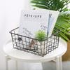 With Built-in Handle Storage Basket Large Capacity Sundries Container  for Bathroom Kitchen