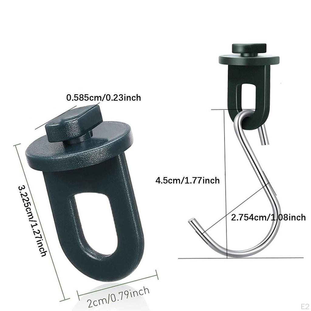 Крючки для теплицы Фиксирующие зажимы Декор Легкая установка Принадлежности Скручивающиеся зажимы Поддержка