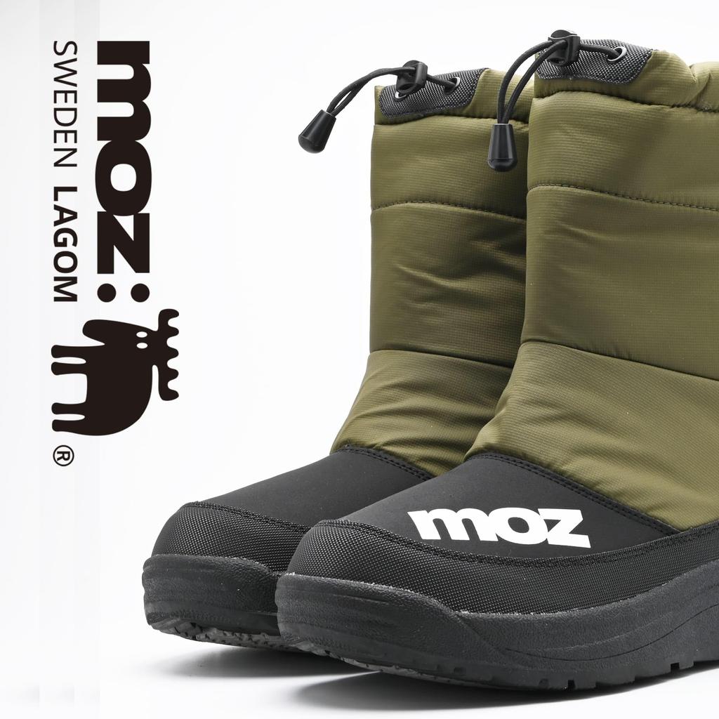 moz U Long Снег Водонепроницаемые и Идеальные для Осени и Зимы с Полиуретановым Наполнителем и Флисом Размер Размер L Мужские Ботинки, Нескользящие, Для Треккинга, Водоотталкивающие