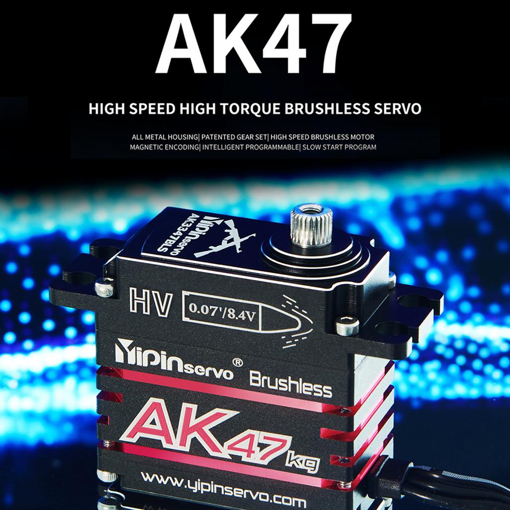 YIPINServo AK47 47 кг HV 270 градусов магнитная индукция водонепроницаемый бесщеточный цифровой сервопривод замена для