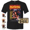 Футболка PULP FICTION Tee V28 Постер к фильму Винтажная Натуральный Черный Белый S - 5XL