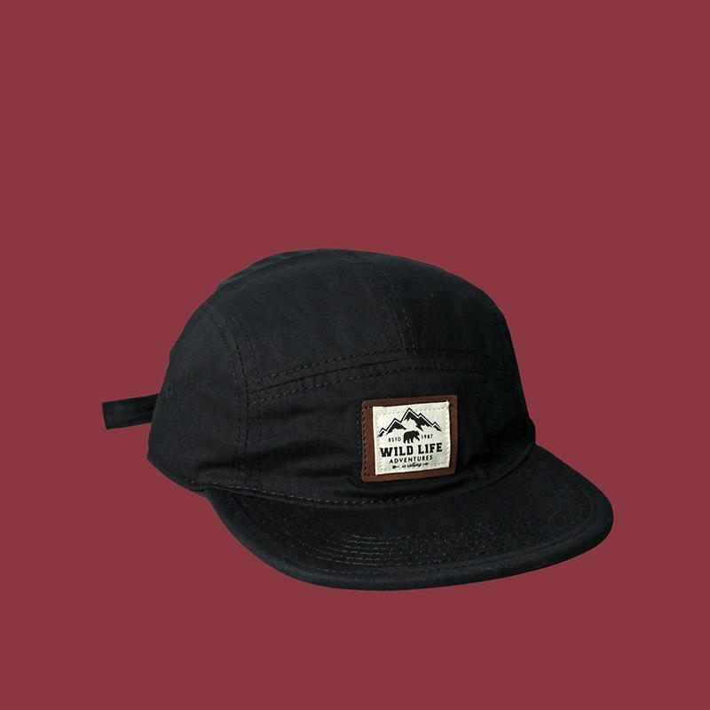 Американская ретро кепка с плоским козырьком: Унисекс Патч Модная Хип-хоп Шляпа на Весну/Осень