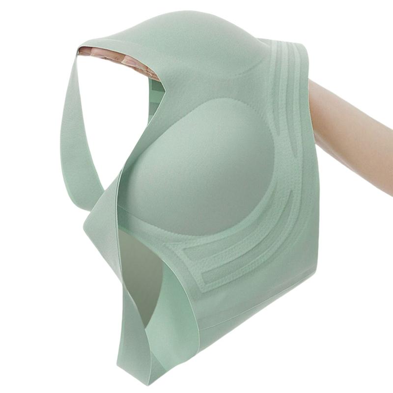 Женское нижнее белье без следов, женская маленькая грудь, латексный желейный бюстгальтер, спортивный бюстгальтер с фиксированной чашкой