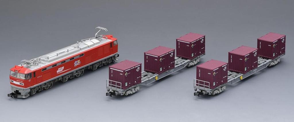 TOMIX N Gauge JR EF510 Type 0 Контейнерный поезд 98485 Железнодорожная модель электровоза