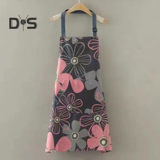 Кухонный фартук, маслостойкий, противообрастающий, регулируемый, в скандинавском стиле, для взрослых, с принтом, кухонный фартук