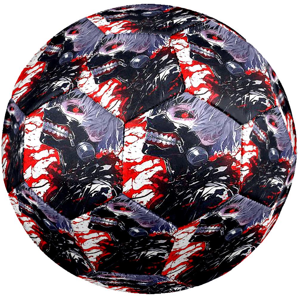 Tokyo Ghoul Theme Size 5 Soccer Ball, Suitable for Both Indoor and Outdoor Matches, a Gift Suitable for Everyone.