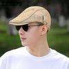 Новая летняя тонкая мужская шляпа-берет, шляпа-утконос в стиле ретро, британская художественная шляпа, сетчатая шляпа