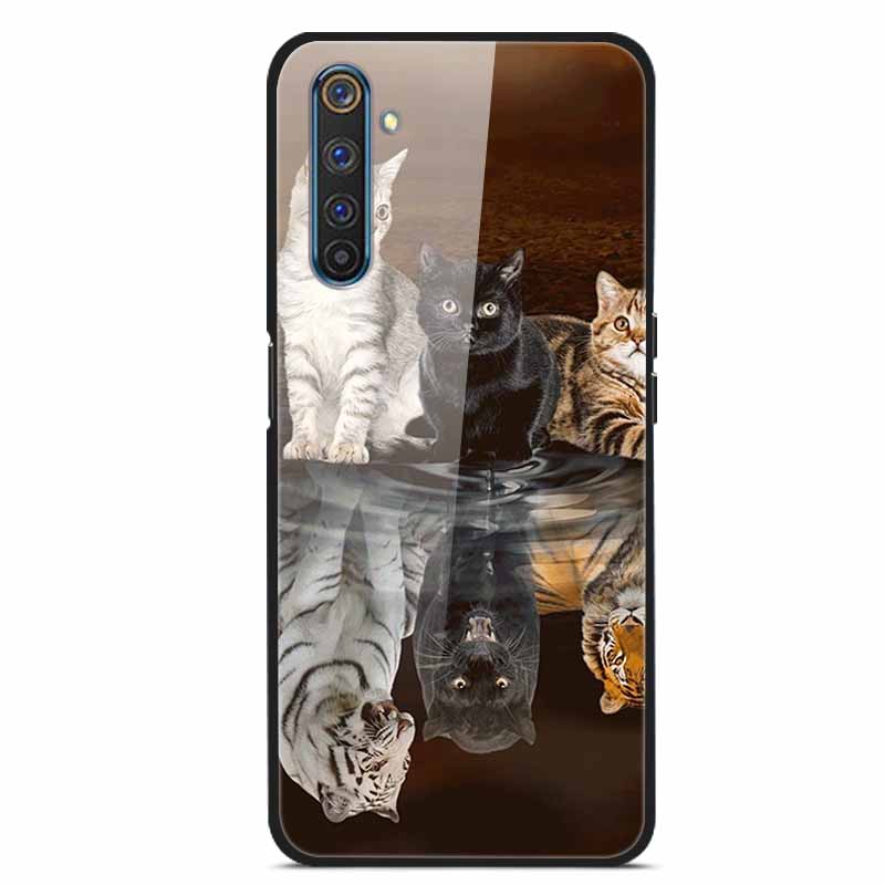 For Realme 6 Pro Tempered Glass Case for Realme 6 6S 6i Soft Bumper Hard Funda For Realme 6 Pro Phone Case Realme6 6 S 6i Cover