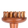 Portable Sandalwood Gua Sha Massage Brush Head Neck Abdominal Leg Body Meridian Massager Wooden Massage Tools