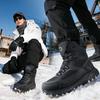 Large Outdoor Snow Boots for Men, Thick and Warm Boots, Waterproof and Anti Slip Boots A Gift for Husband and Father