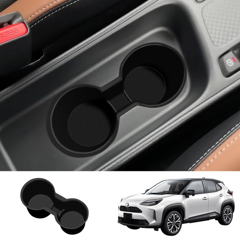Для Toyota yaris cross - Накладка на подстаканник центральной консоли, коврик для хранения, силиконовый коврик на экран навигации