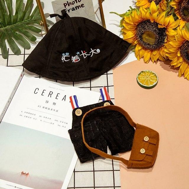 Аксессуары для кукол Lalafanfan Cafe Duck, одежда Kawaii Duck с одеждой, плюшевые игрушки, мягкая повязка для волос, подарок для девочек