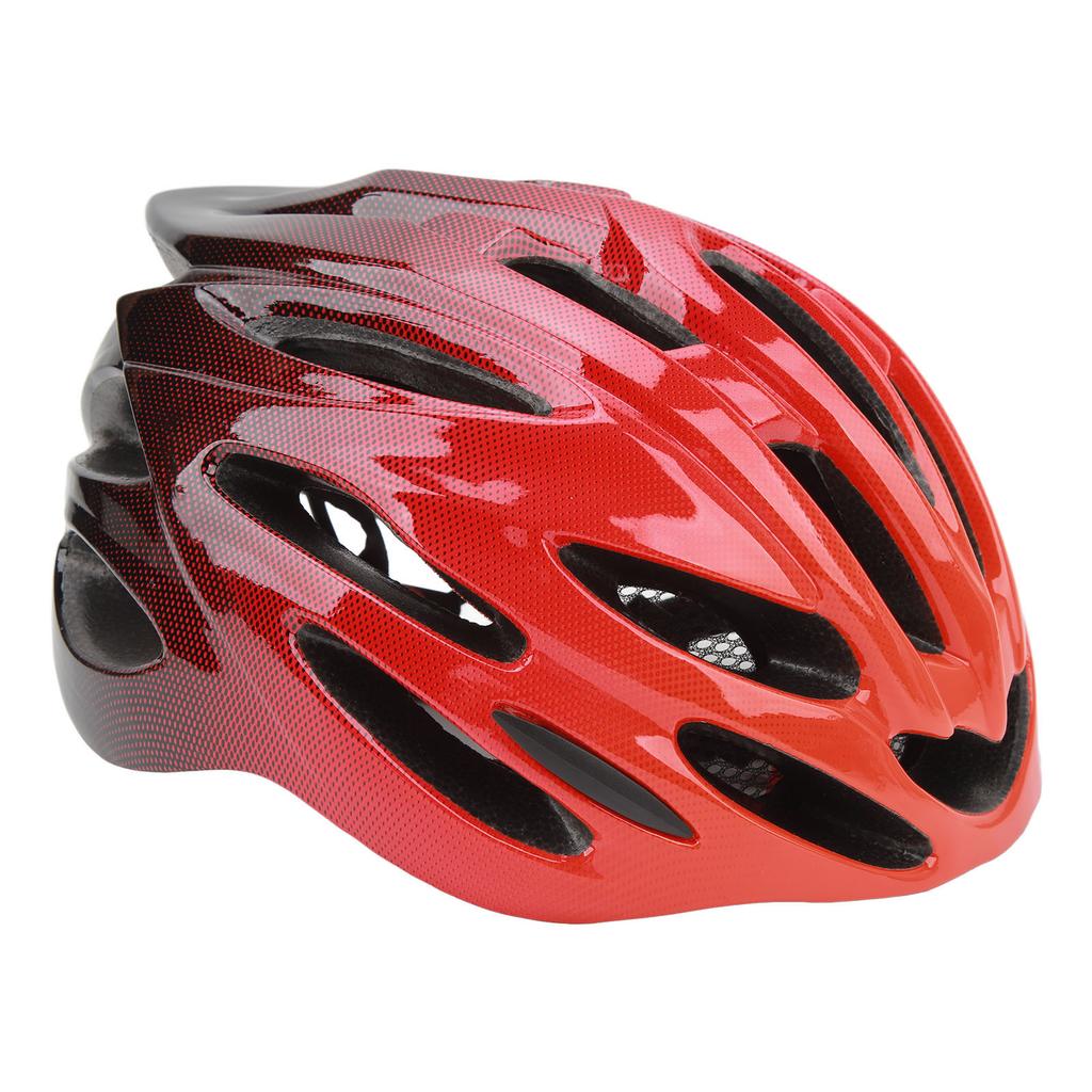 Bike Helmet for Adult PC EPS Adjustable Lightweight Cycling Helmet for Mountain Road Bike Reddish Black