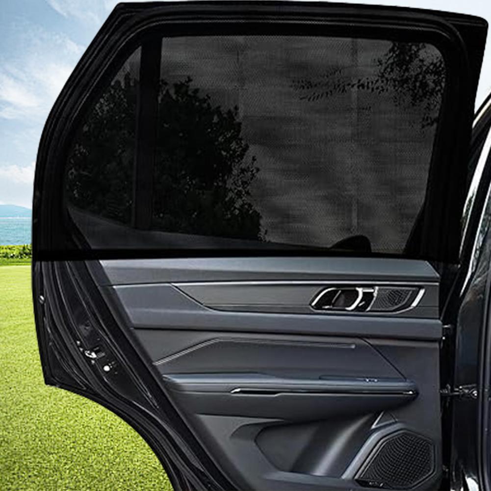 Rear Side Window Sunshade Cover Mosquito Mesh Net Rear Window Mesh Sun Visor Mesh Car Mosquito Net for Cars SUVs