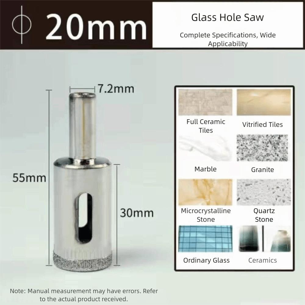 Electroplated Hole Saw Drill Bit Diamond Wear Resistant Drill Bits Drilling Crown 6-35mm Glass Hole Saw Tile Marble Ceramic
