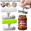 Multi-function Bottle Cap Opener Stainless Steel Adjustable Lids Off Jar Opener Labor-saving Screw Can Opener for Kitchen Gadget
