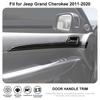 Декоративная полоса для внутренней ручки двери автомобиля, наклейки для Jeep Grand Cherokee 2011-2020, аксессуары для интерьера из АБС-пластика