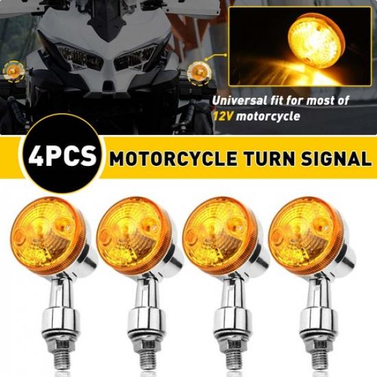 4X Мотоциклетные Поворотники Оранжевые Для Honda Shadow Aero 750 VT750C