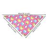 2PCS Cute Pet Supplies Triangular Towel Pet Bibs Neckerchief Easter Dog Bandana Cat Scarf