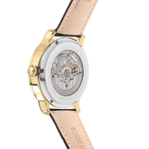 Official Maserati Epoca 42mm Men's Automatic Watch R882111018011, Luminous Pointers, 10 ATM Water Resistance, 2-Year Warranty