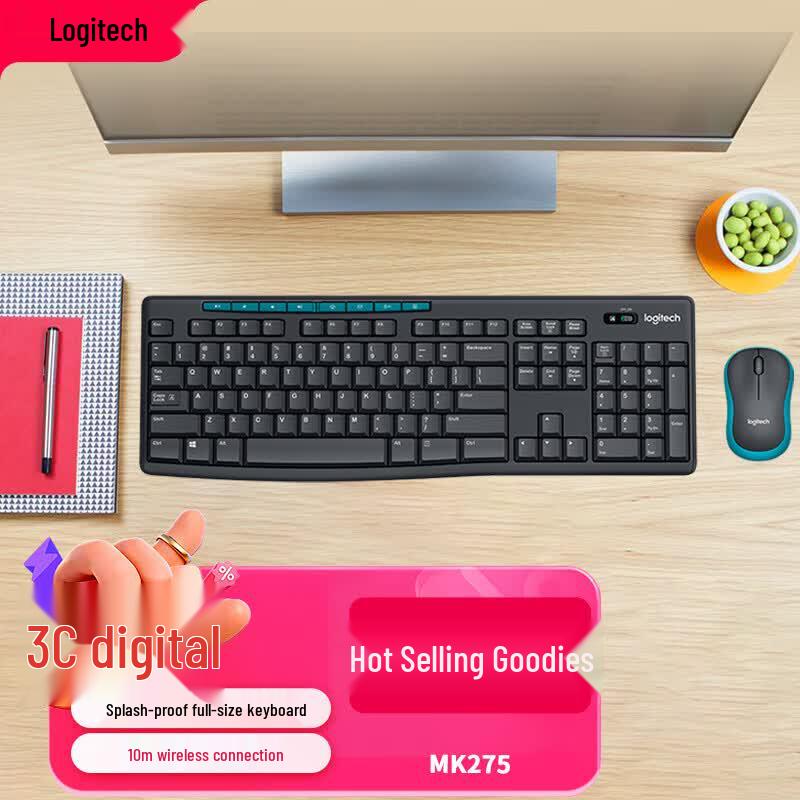 Logitech Беспроводной комплект клавиатуры и мыши MK275