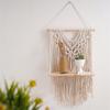 Полка ручной работы Винтажный настенный органайзер Богемская плавающая полка Домашний декор