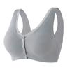 Lace Adhesive Front Buckle Underwear for Women's Large Elastic Tank Top Middle-aged and Elderly Large Size Breathable Without Steel Ring Bra