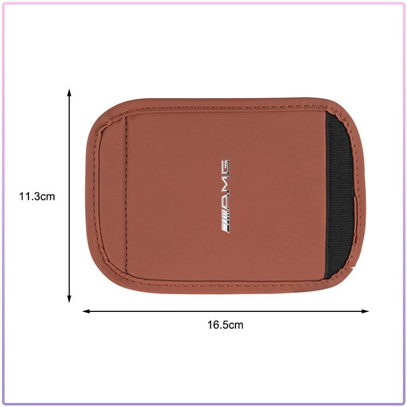 PIG4 1/2Pcs PU Leather Roof Handle Anti-scratch Protector Case Stickers For Mercedes Benz AMG W205 W218 W177 W176 W169 A B C E S Clas