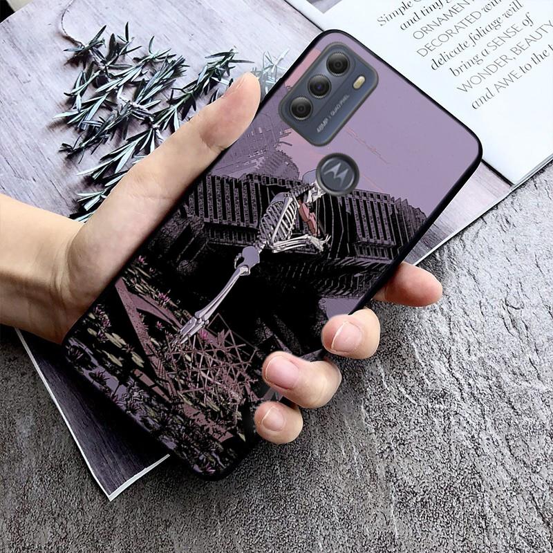 Skeleton Phone Case For Moto G84 G22 G32 G42 G52 G62 G53 G72 G60 G60S G100 G10 G20 G30 G13 G50 G 5G G Pure