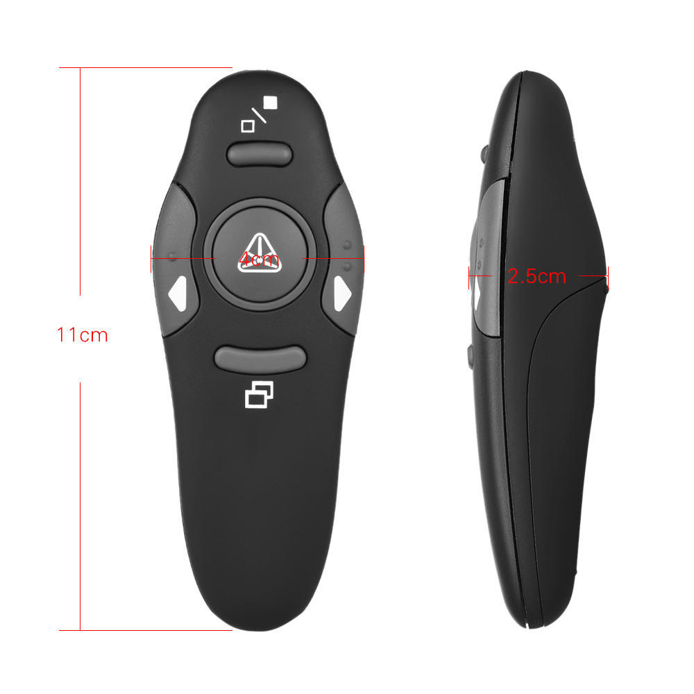2.4GHz Wireless USB Powerpoint Presentation PPT Flip Pen Pointer Clicker Presenter with Red Light
