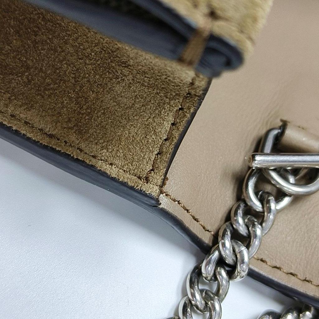 [Pre-Owned] Gucci Dionysus GG Supreme Super Mini Bag 'Beige' - Very Good #1AS8PAX