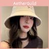 Charming Spring Season Bucket Hat For Women With Lovely Cartoon Patterns