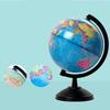 Vibrant Blue Pvc Globe 14.16cm High Definition Earth Model For Classroom Learning In English And Chinese