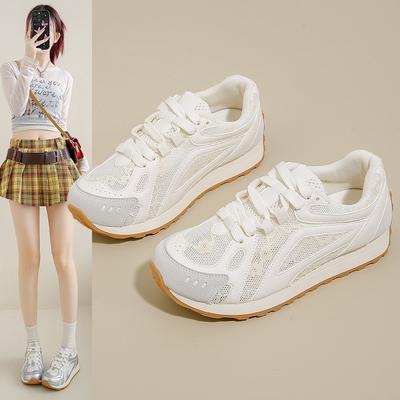 Модные женские повседневные дышащие кроссовки из сетки, нескользящие, удобные, женские туфли на плоской подошве, дышащая тренировочная обувь Zapatillas Mujer