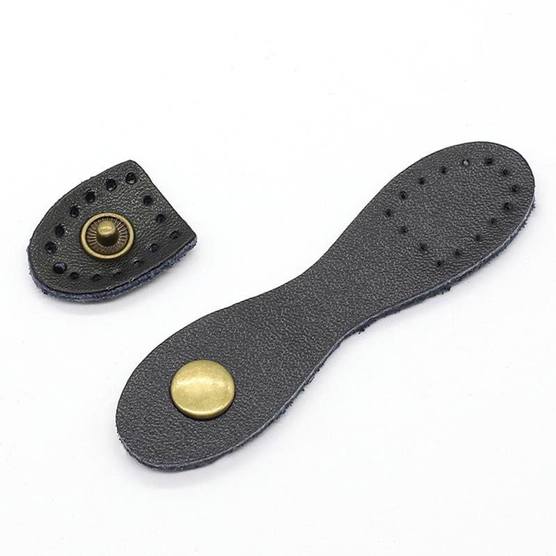 Metal Snap Clasp Leather Buckle Handbag Wallet Card Pack Handmade DIY Accessories