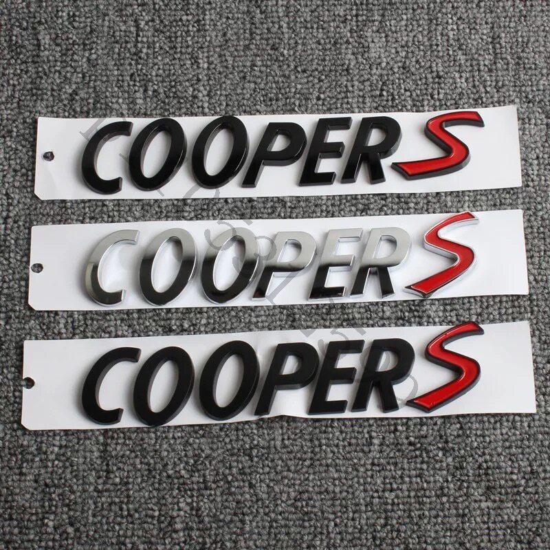 Car Body Rear Trunk Badge Sticker Decoration For MINI R53 R52 R56 R55 R57 R58 R59 R60 F56 F55 F54 F57 F60 COOPER S Accessories zbfhp66