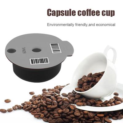 Многоразовые кофейные капсулы для Bosch Tassimo 60/180 мл, многоразовые эспрессо-капсулы для эспрессо, капучино, экологичная PP фильтр-корзина