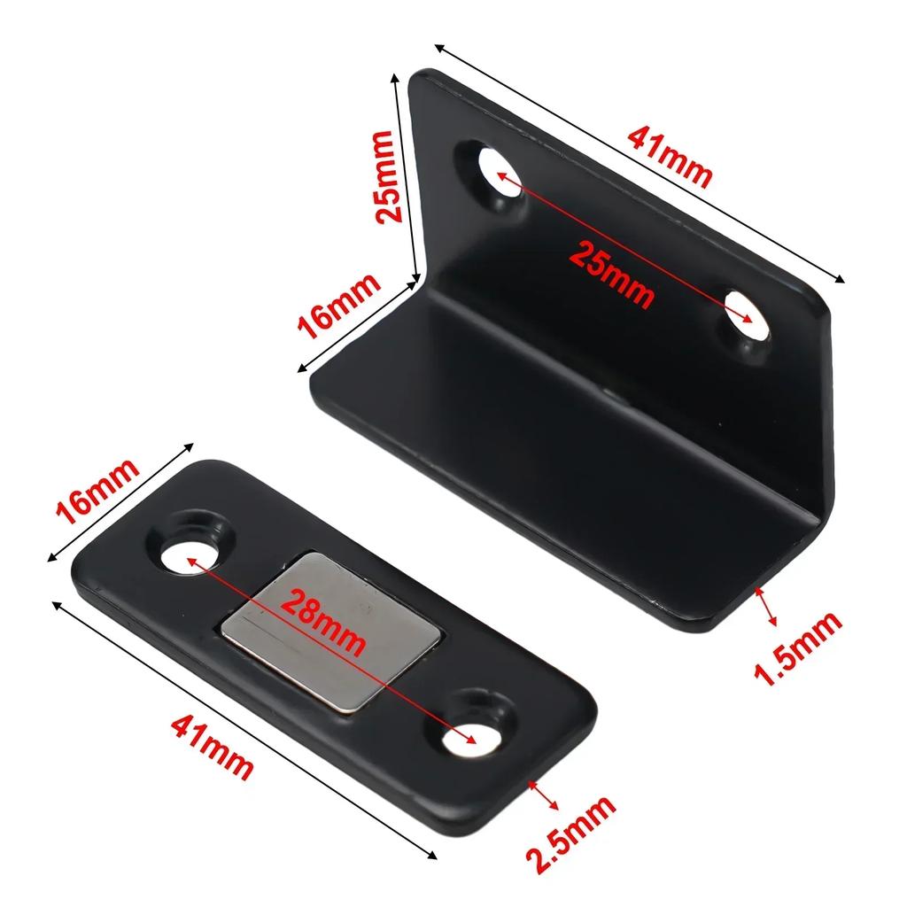 Магнитные защелки для шкафа Ультратонкие магниты для дверей Стопоры Невидимый клей Магнитная защелка для ящика Кухонный шкаф Дверной доводчик