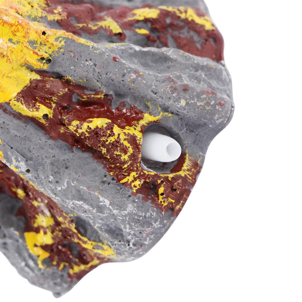 Simulation Volcano Tank Accessories Fish Tank Decor Aquatic Pet Supplies Air Stone Micro-landscape