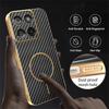 For Motorola Edge 60 Fusion 5G/Edge 60 5G/Edge 60s 5G Phone Case Carbon Fiber Textured Electroplated TPU Back Cover