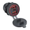 Автомобильное зарядное устройство с 3 портами USB, Quick Charge 3.0, PD, быстрая зарядка, с кнопкой включения/выключения